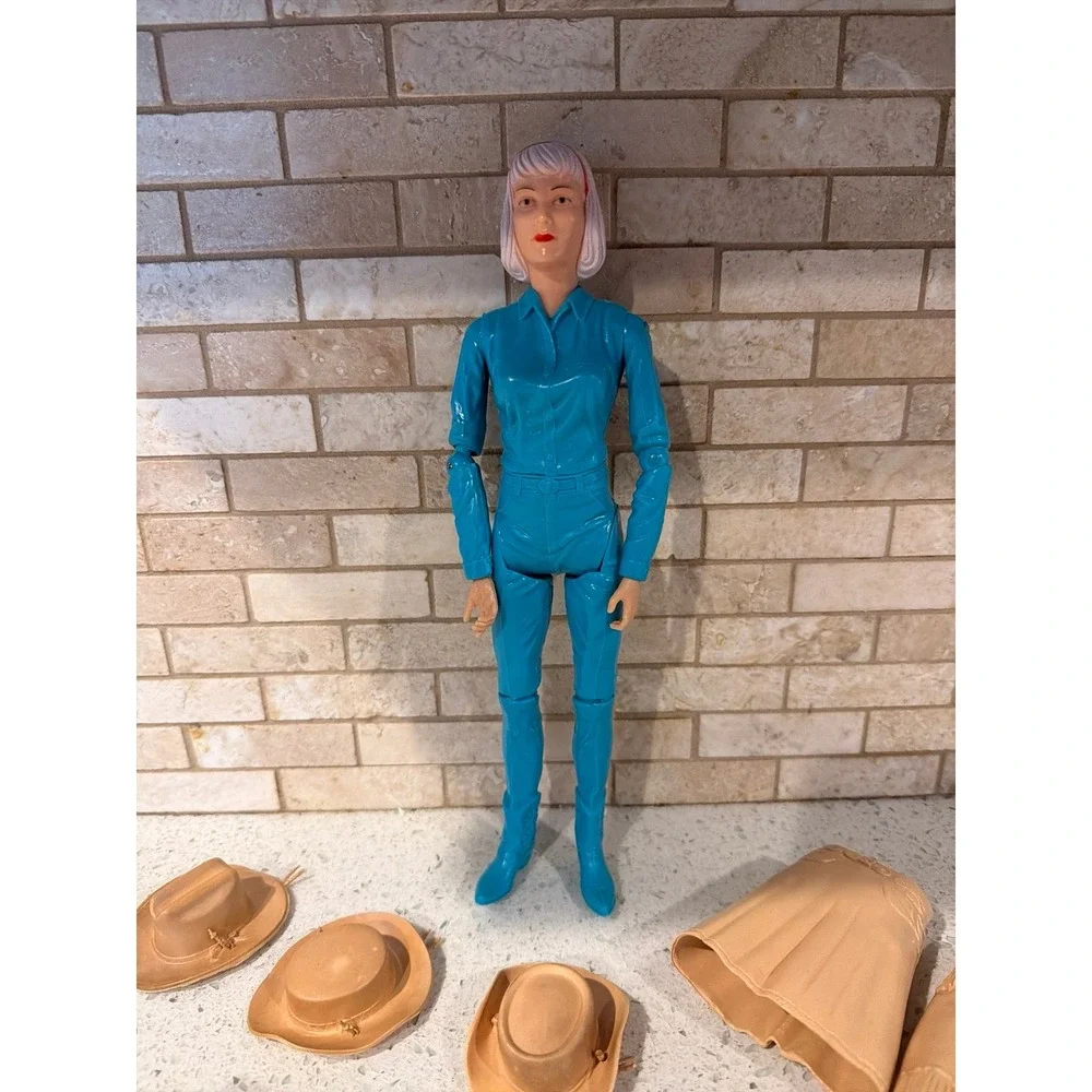 Louis Marx Jane West Cowgirl‎ Johnny West Figure
